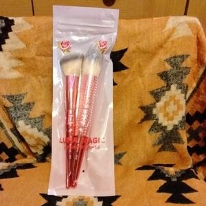 Luna Magic Makeup Brush Set - Pink